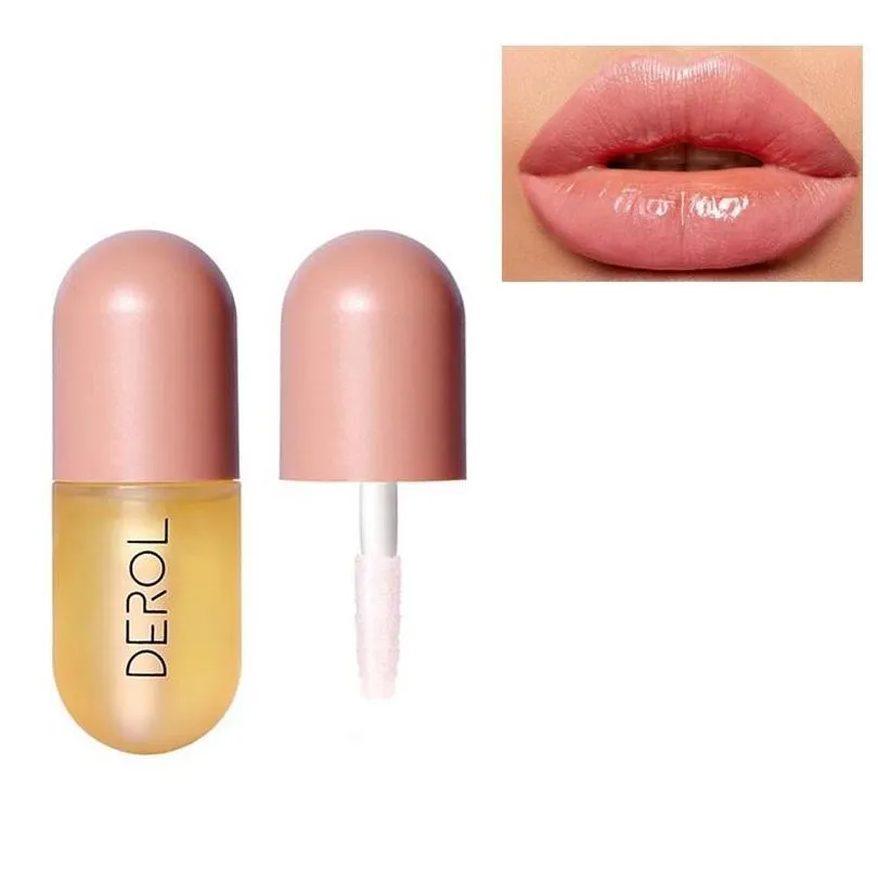 lip gloss crystal lips plumper 5ml instant volumising moisturizer sexy plump repairing reduce fine lines mask jelly care enhancer