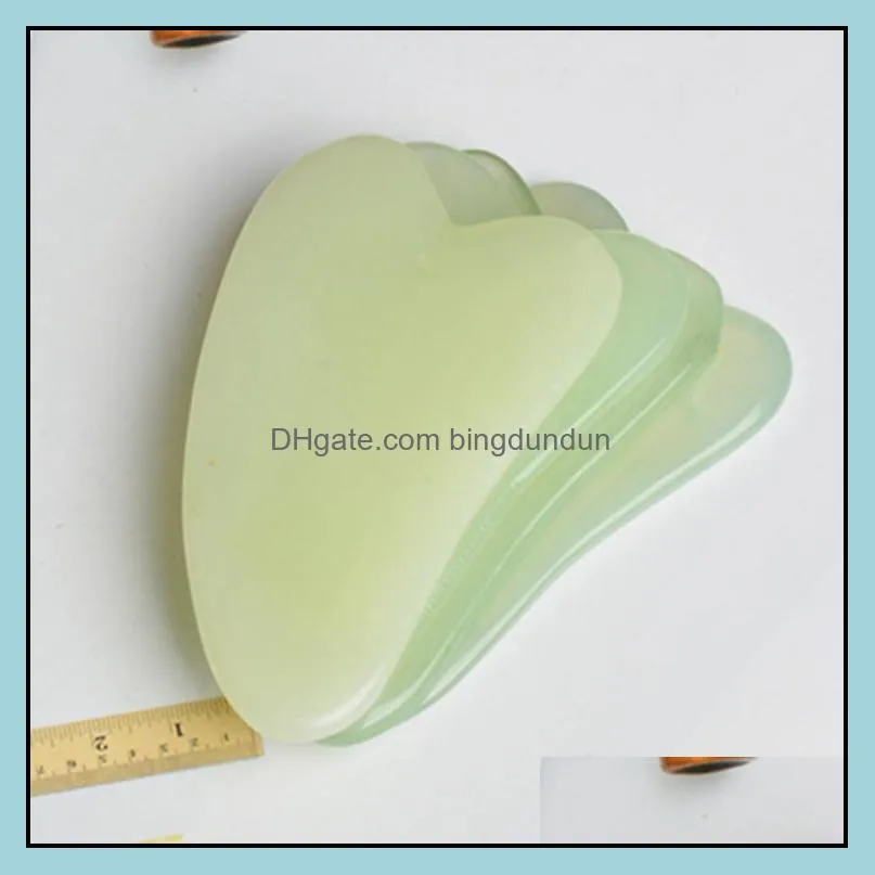 natural jade massage tool guasha board gua sha facial treatment party favor naturaljade stone scraping care healthy tools wll901