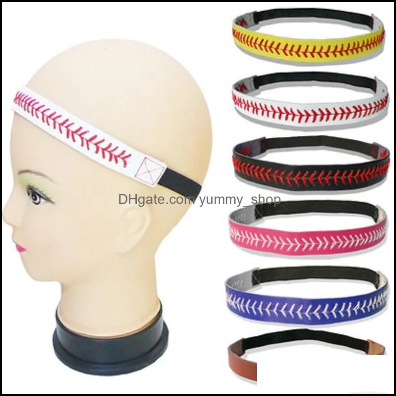 softball/baseball 4 kits leather party favor gift one setis1pc keychainadd1pc braceletadd1pc headbandadd1pc hair bowis4pcs perfect