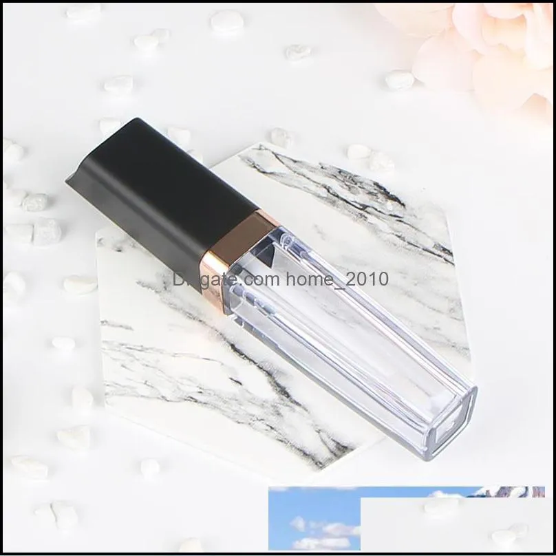 5ml lipgloss plastic box containers empty clear lip gloss tube eyeliner eyelash container mini lip gloss split bottles 20pcs