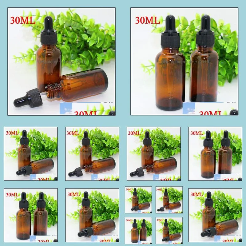 good price 440pcs 30ml glass bottle with dropper pure glass ecig liquid amber bottle for electronic cigarette ejuice oil 30 ml