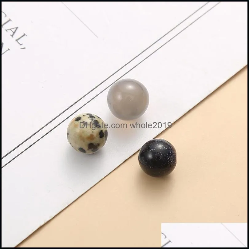 10mm stone natural crystal stone mascot massage accessory minerale gems ornament reiki home decoration diy jewelry making wholesale