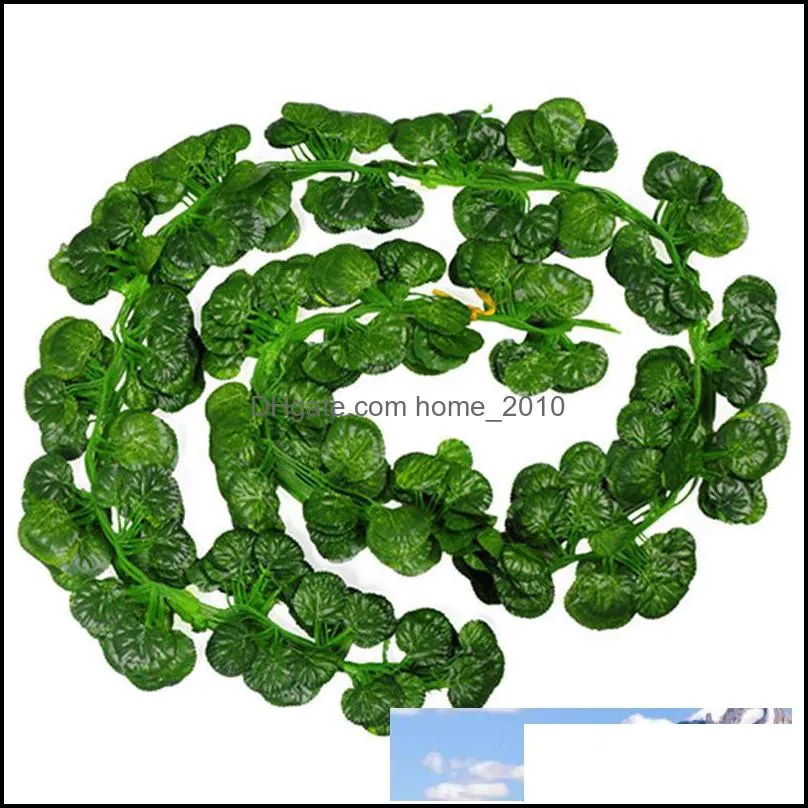 2m artificial ivy leaf garland plants vine fake foliage flowers plastic plants for diy decoration 20pcs