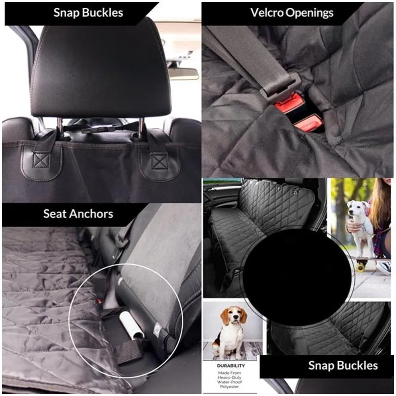 dog car seat covers antiskid pet cover 147x137cm waterproof back pad for auto backseat