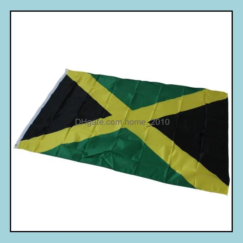 3x5 jamaica flag 90x150 cm country national flags of jamaica with two grommets sn3209