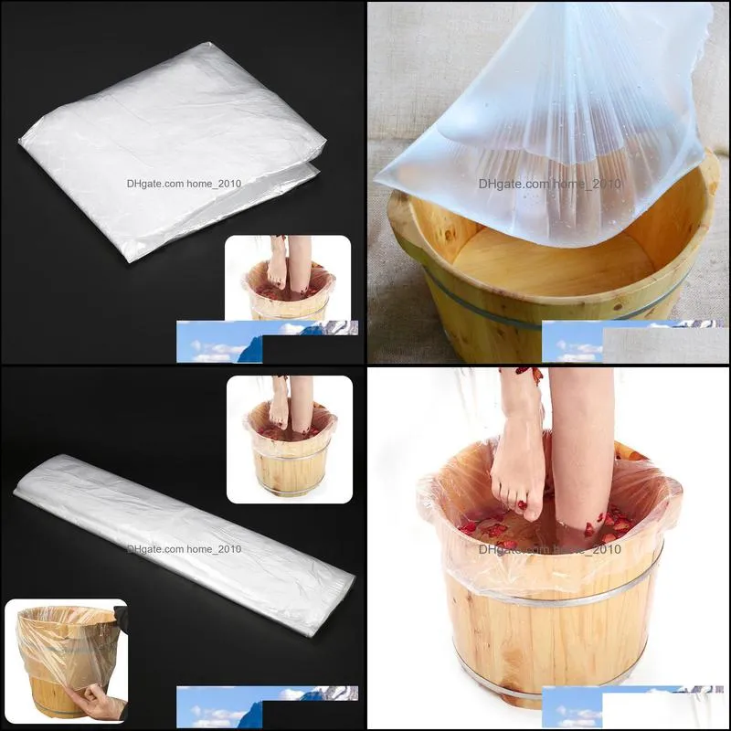 90 pcs disposable foot tub liners bath basin bags for foot spa 65x50cm pedicure health care pedicure sanitary accessories