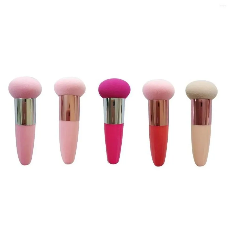 makeup sponges mushroom head brushes powder puff beauty cosmetic sponge with handle women fashion professional