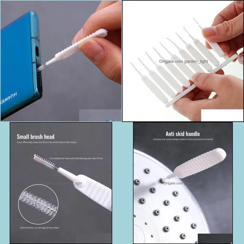 10pcs/set anticlogging small brush pore gap cleaning brush shower head cleaning mobile phone hole keyboard