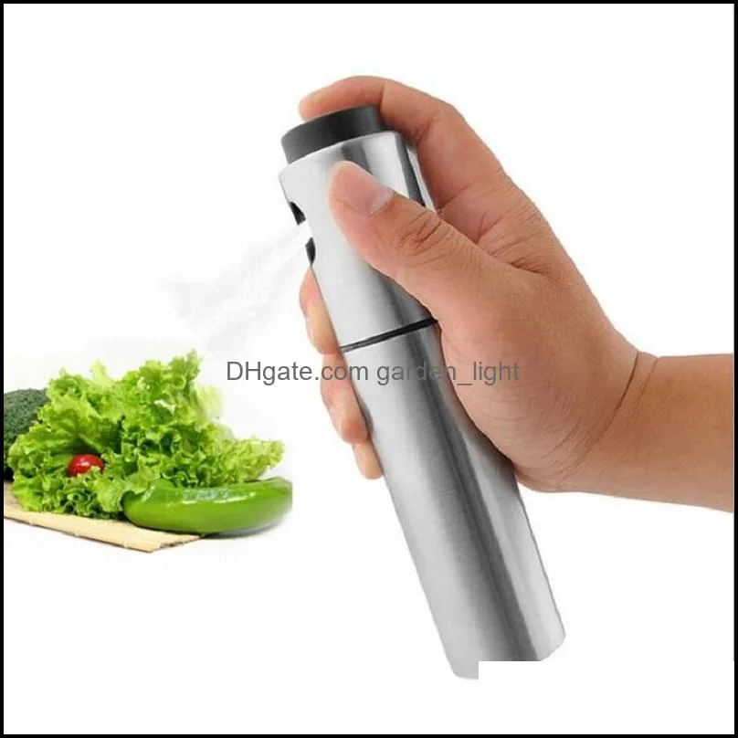 stainless steel olive pump spray bottle oil sprayer oiler pot bbq barbecue cooking tool can pot cookware kitchen tool