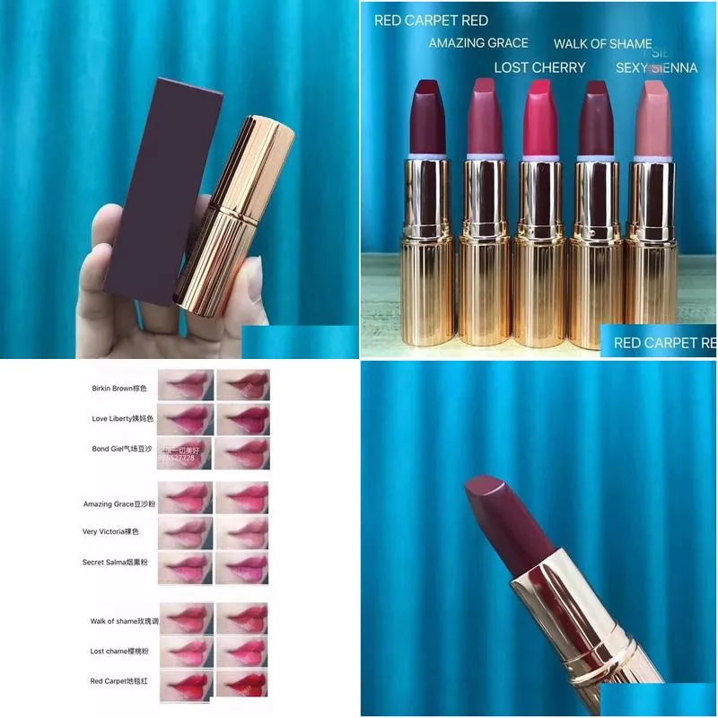 top quality brand matte lipstick revolution luminous modernmatte longlasting 9 color