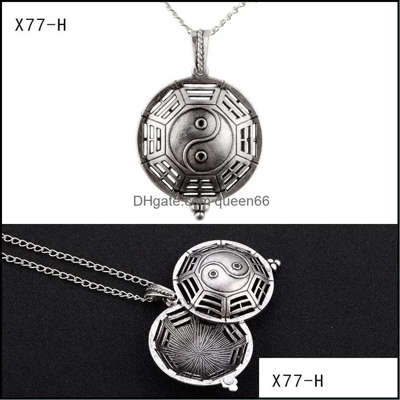 aroma diffuser necklace with pads open antique vintage lockets pendant perfume  oil necklace aromatherapy locket necklace