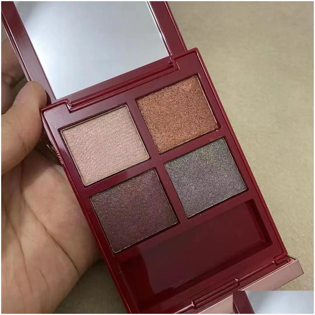 top quality brand 4 colors eye shadow palette eye color quad 03 body heat eyeshadow palette