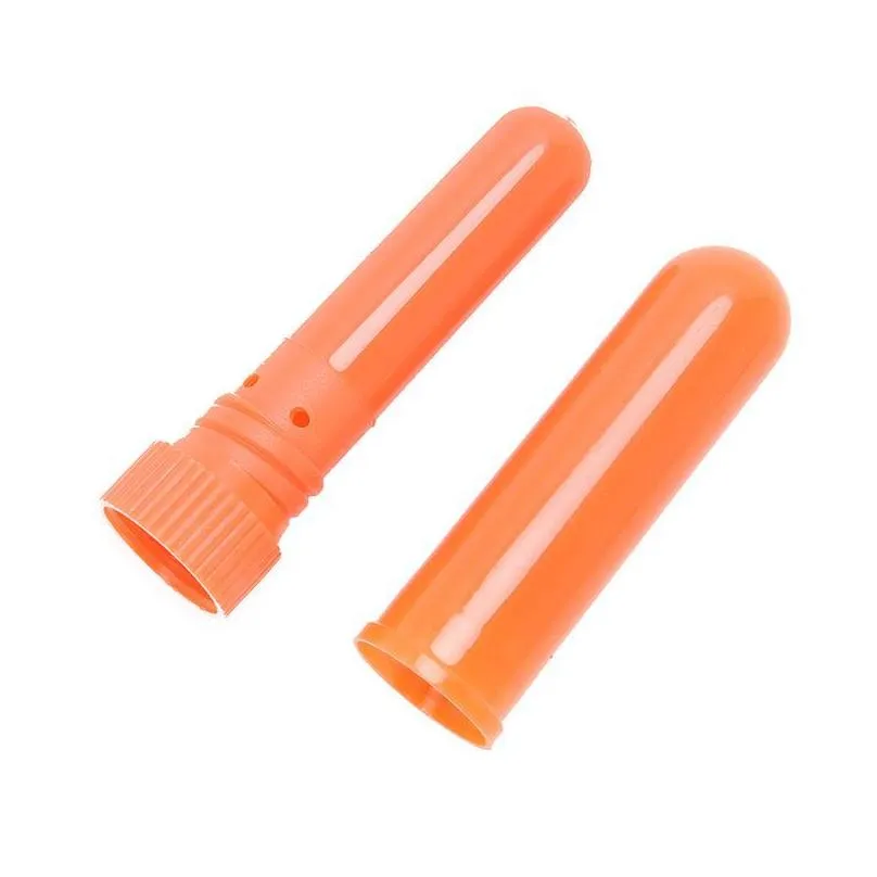 sponges applicators cotton  colored plastic blank nasal inhalers tubes sticks container with wicks for oil nose 6.5cm x