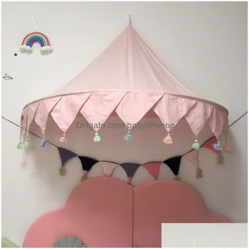 crib netting baby mosquito net bed canopy play tent for children kids play house canopy bed curtain for bedroom girl princess decoration room