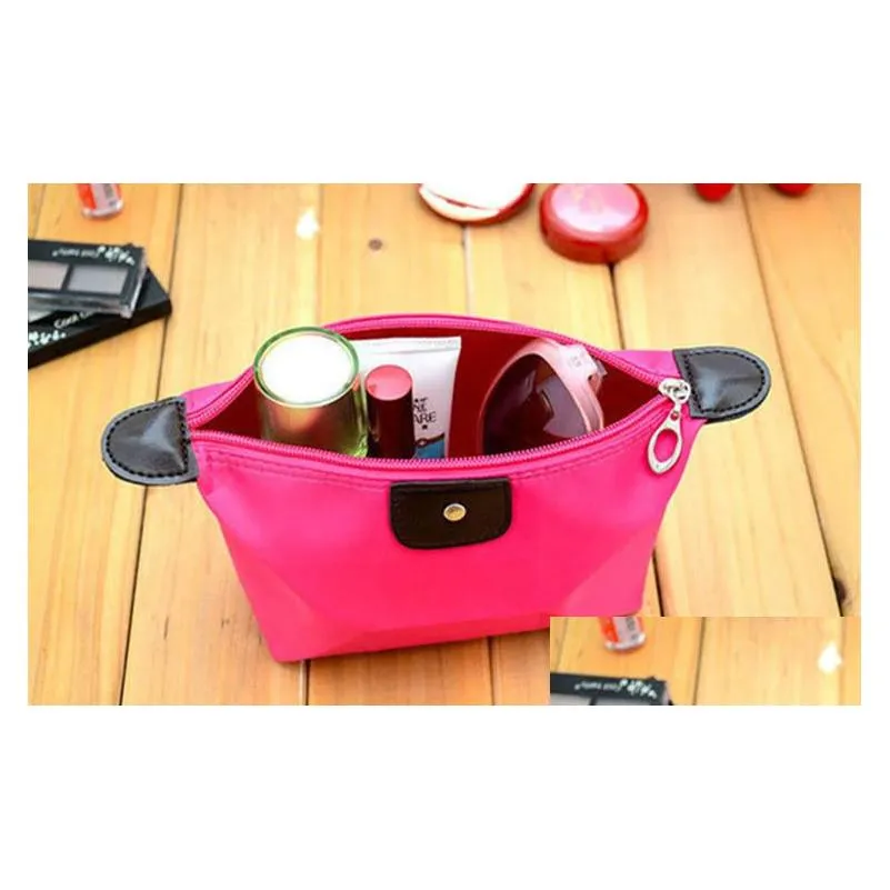 high quality lady makeup pouch cosmetic make up bag clutch hanging toiletries travel kit jewelry organizer casual purse