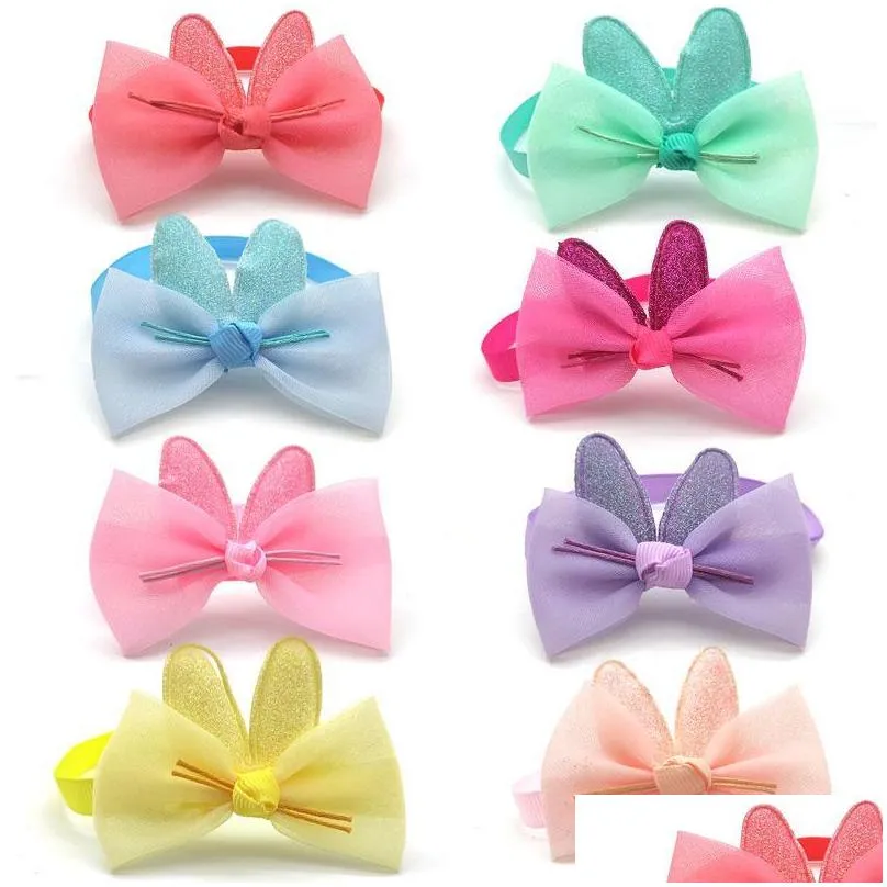 dog apparel 30/50 pcs dogs pets accessories for small meidum bowties design puppy cat bow tie necktie pet products