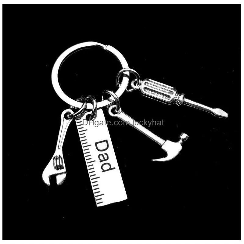 if dad cant fix it no one can hand tools keychain daddy key rings father key chain accessories gift for grandpa papa dad