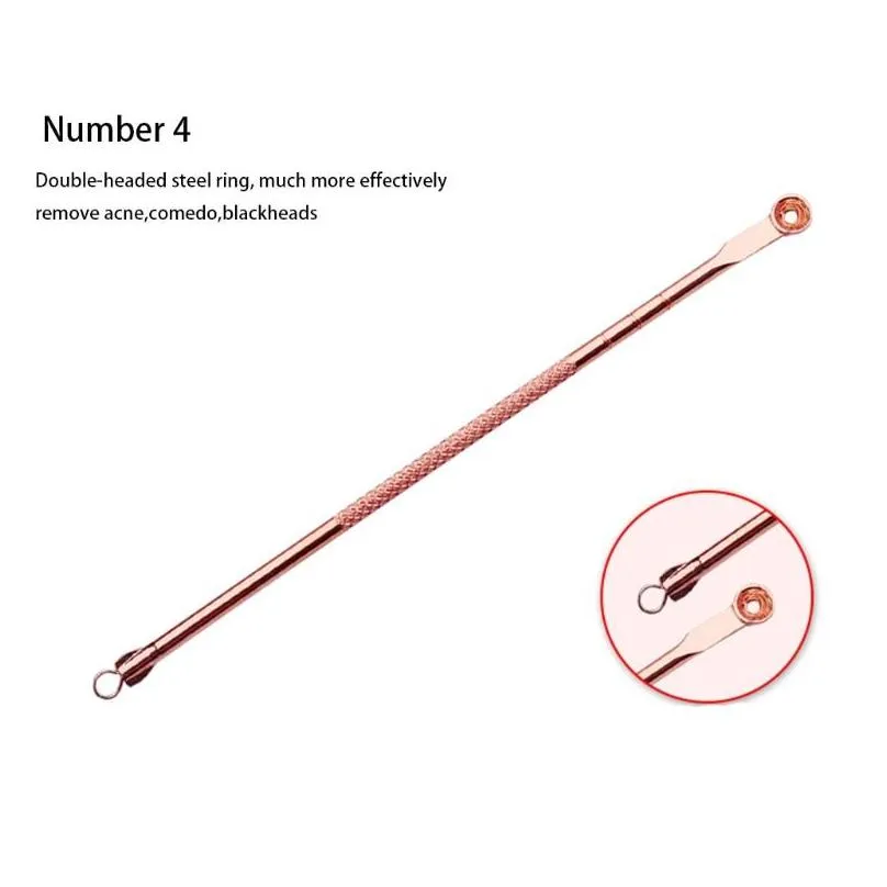 cleaning device professional doublehead black head remover pore cleanser tools acne needle blackhead pimple extractor skin care tool stainless steel