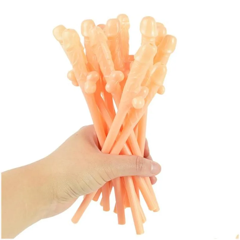 10pcs/lots bachelorette party straws plastic novelty drink straw for night bar