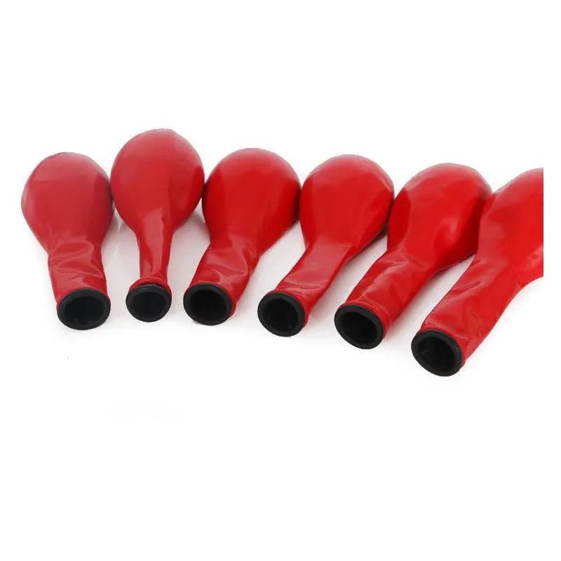 50 pcs red color wedding party balloons kids toys balloons new photography decoration high quality inflatable air balls new arrival