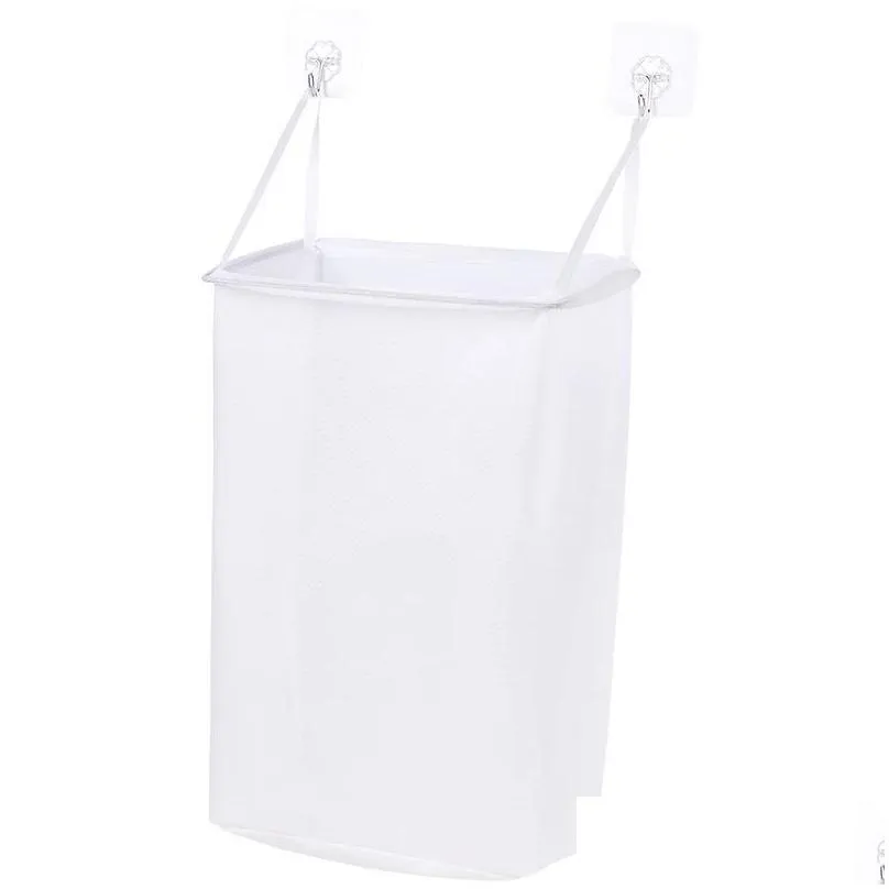 laundry bags household wall mounted basket dirty hamper collapsible kids toys sorter organizers clothes storage basketlaundry