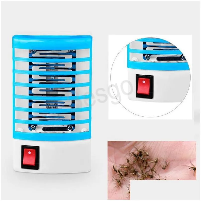 electric shock mosquito killer lamp home bedroom mute insect repellent indoor pest control mosquitoes control artifact supplies bh6939