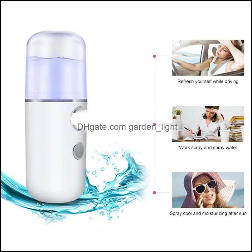 mini nano portable usb alcohol sprayer diffuser machine auto mist steamer disinfectant sanitizer home use perfume cool facial body spary moisturizing