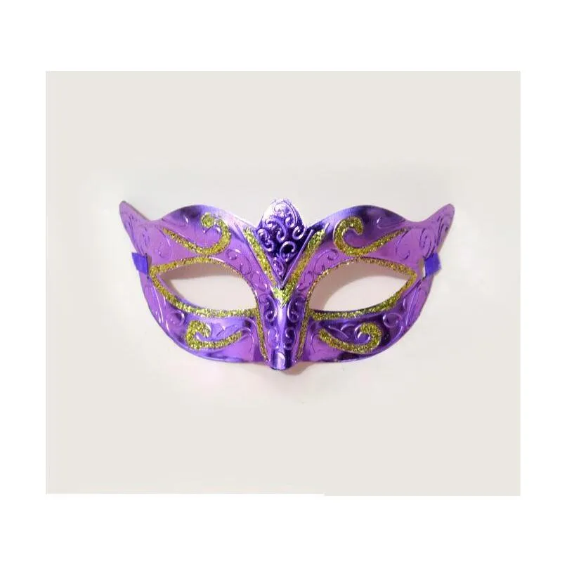 random color sent party mask men women with bling gold glitter halloween masquerade venetian masks for costume cosplay mardi gras