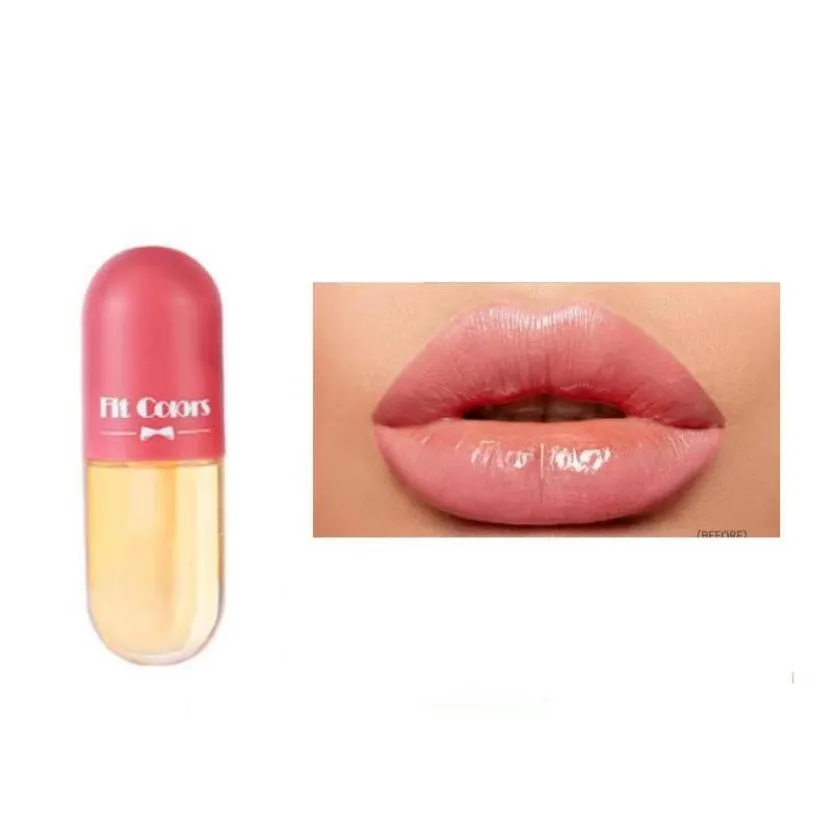 lip gloss crystal lips plumper 5ml instant volumising moisturizer sexy plump repairing reduce fine lines mask jelly care enhancer