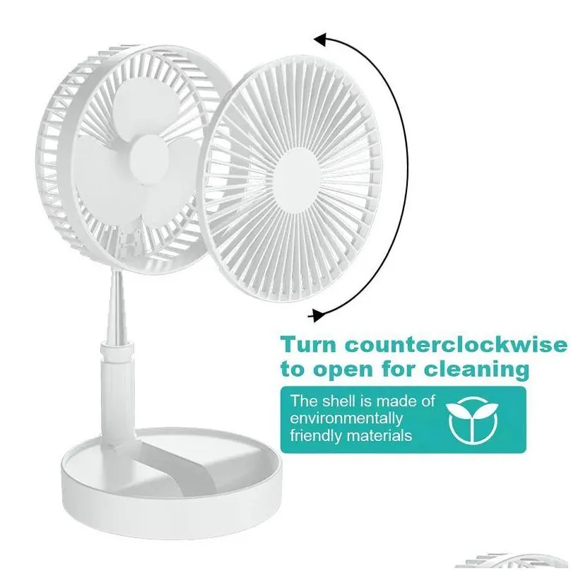 rechargeable usb fans portable clamp fan 180 degree rotating ventilator air cooler desktop for home office party favor