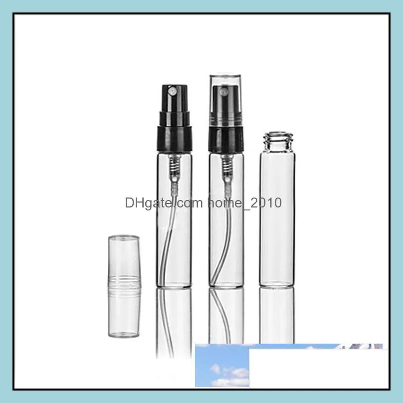 500pcs x 5ml mini refillable sample perfume glass bottle travel empty spray atomizer bottles cosmetic packaging container