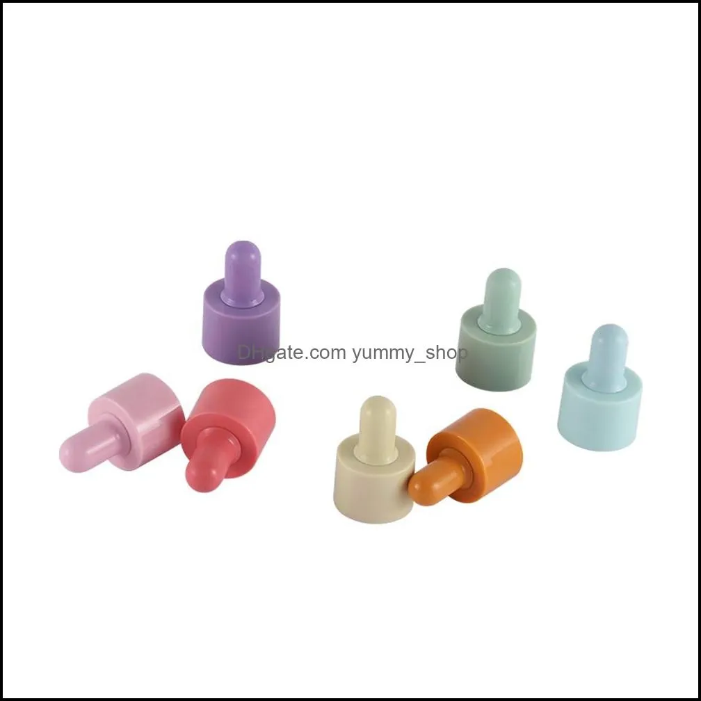 1oz 30ml essential oil perfume bottles colorful glass liquid reagent pipette bottles eye dropper aromatherapy bottle