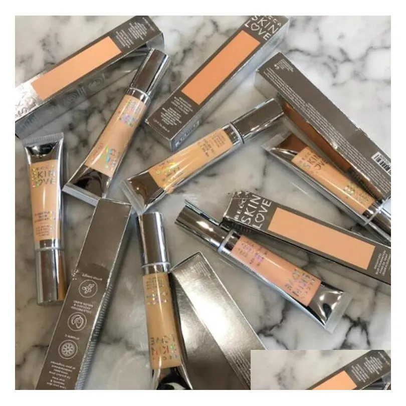 dropshipping stock 2018 new arrival becca skin love weightless blur foundation infused with glow nectar brightening complex 2 colors linen