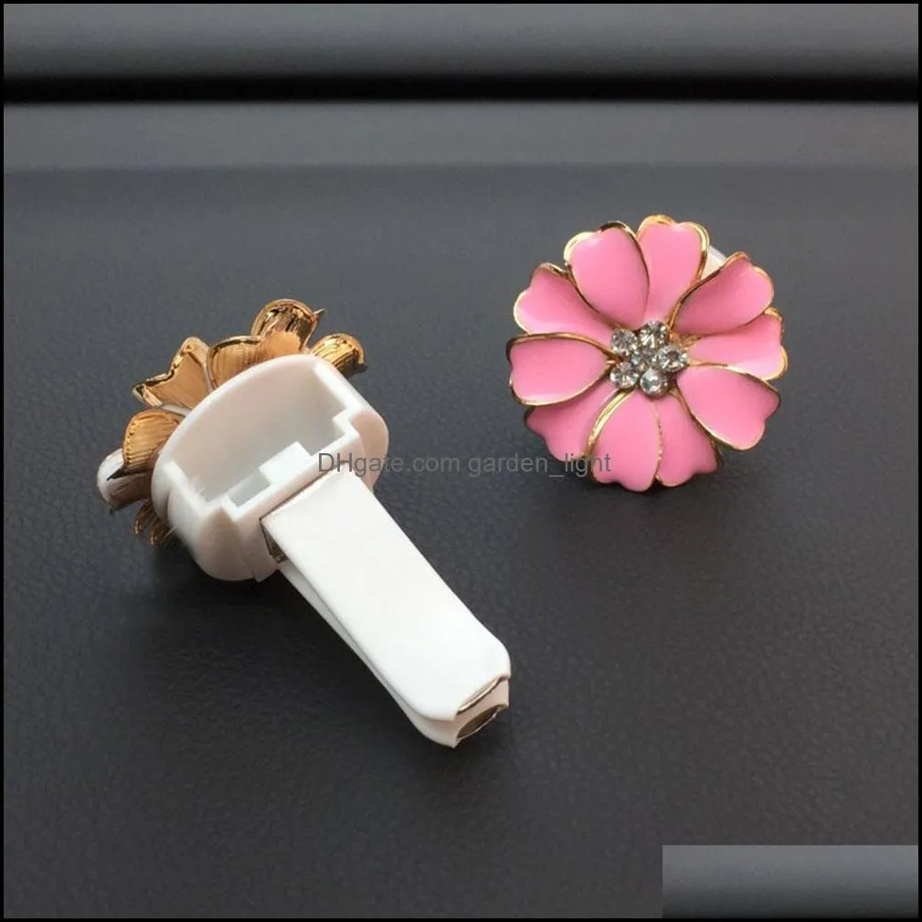car perfume clip home essential oil diffuser for outlet locket flower auto air freshener conditioning vent clips
