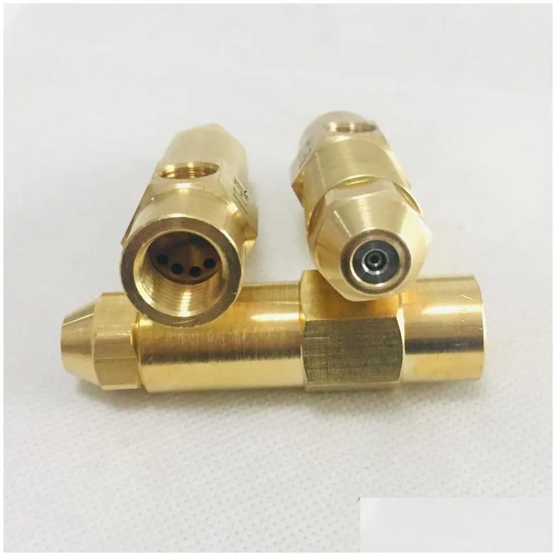 watering equipments 0.5mm 0.8mm 1.0mm 1.5mm 2.0mm 2.5mm 3.0mm waste oil burner nozzle fuel nozzle siphon air atomizing full cone