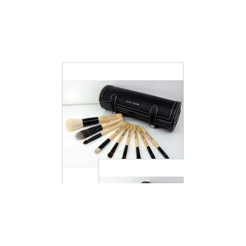 bobi brown makeup brushes sets brands 9pcs brush barrel packaging kit with mirror vs mermaid