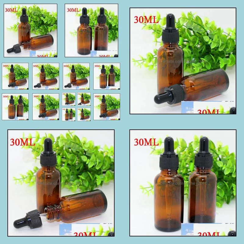 good price 440pcs 30ml glass bottle with dropper pure glass ecig liquid amber bottle for electronic cigarette ejuice oil 30 ml