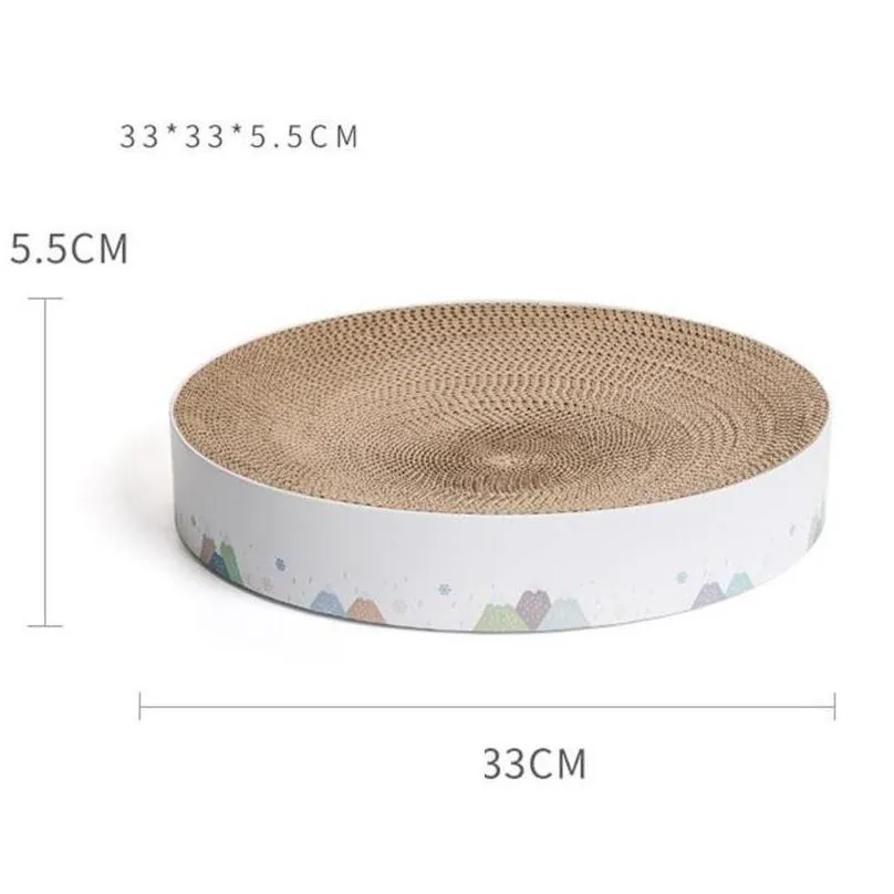 cat toys nail grinder bowl shape nest pet scratch corrugated paper plate dog grab basin claw scratcher board furniture protection