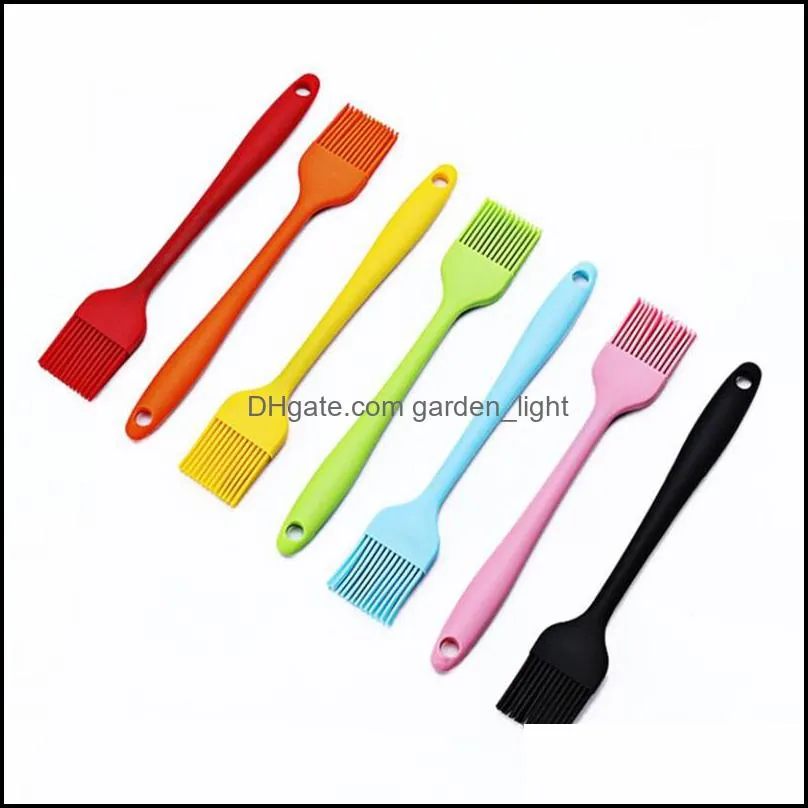 silicone basting pastry brush oil brushes for cake bread butter baking tools kitchen safety bbq brush barbeque grill tool