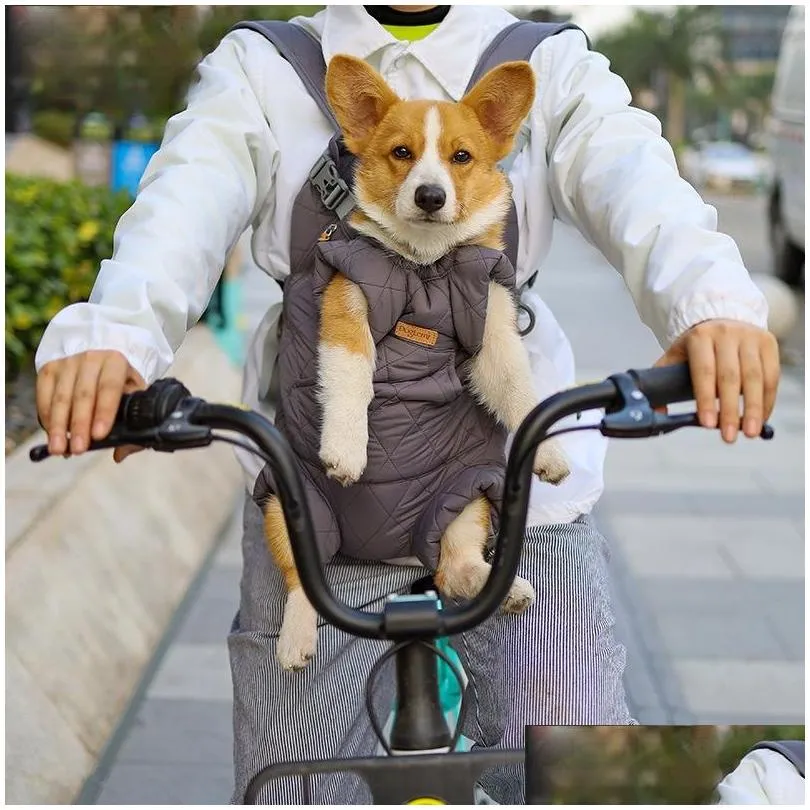 dog car seat covers winter pet backpack thicken warm cat hands portable travel carrier for small dogs windproof safety bag