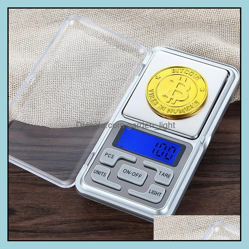 mini electronic pocket scale 100g 200g 0.01g 500g 0.1g jewelry diamond balance scale coin grain gram lcd display with package