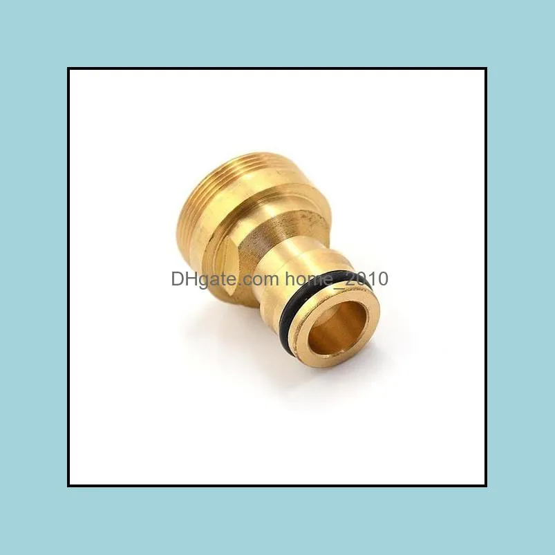 1pc brass male quick connector adaptor garden water hose pipe tap connector