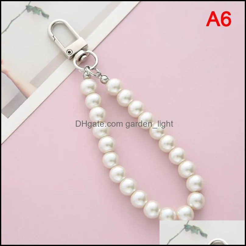 retro beauty head keychain pearl small gift for  pro 1 2 earphone case chain ornaments keyring round pendant