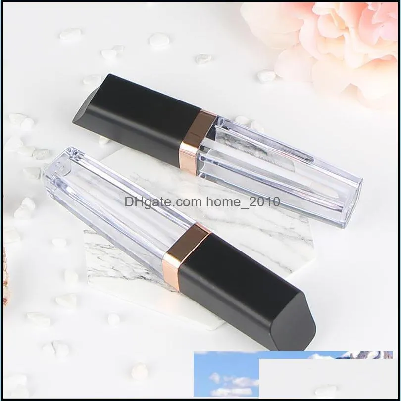 5ml lipgloss plastic box containers empty clear lip gloss tube eyeliner eyelash container mini lip gloss split bottles 20pcs