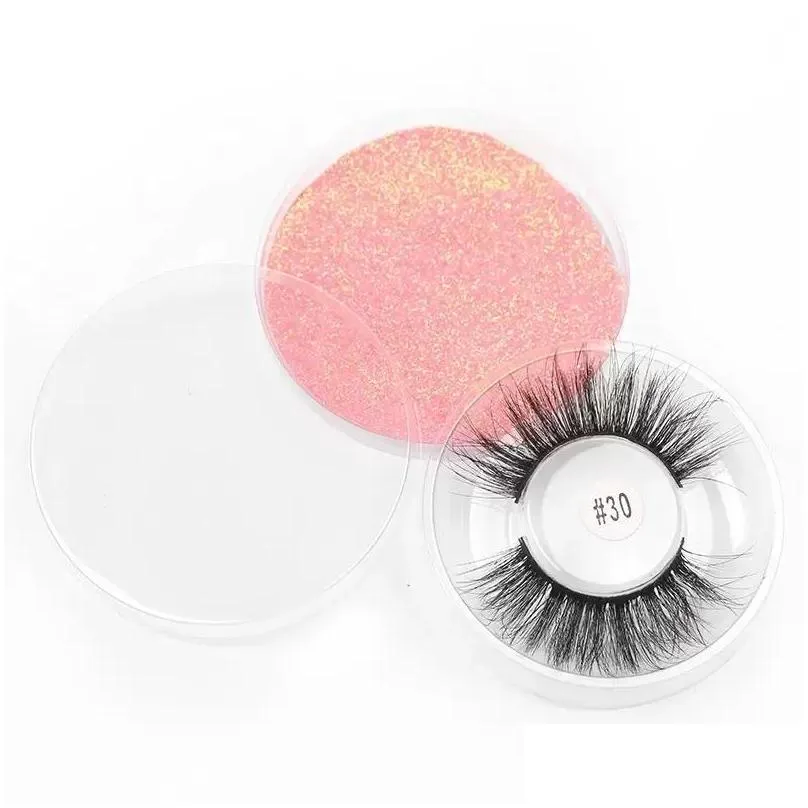 lashes eyelashes in bulk eyes natural long fake fluffy wispy 3d mink soft thick handmade circle lash cases packing good price and
