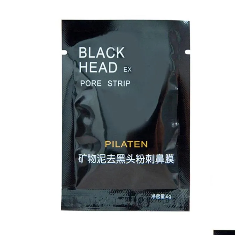 pilaten facial minerals conk nose blackhead remover mask facial mask nose blackhead cleaner 6g/pcs shipping