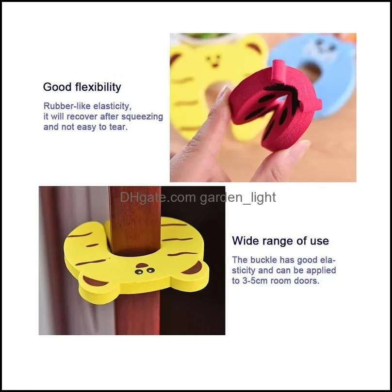 baby safety for newborn furniture protection card door stopper security cute animal care child lock finger
