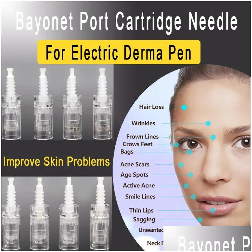 bayonet needles cartridge for dr pen n2/m5/m7 nano/9 pin/12 pin/36 pin/42 micro needle replacement head