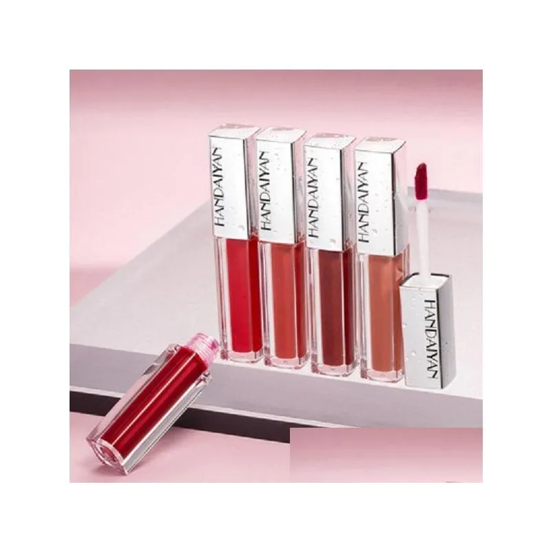 drip tube ice cream velvet matte lip gloss lasting moisturizing lips glaze 5pcs a lot super fda quality assurance