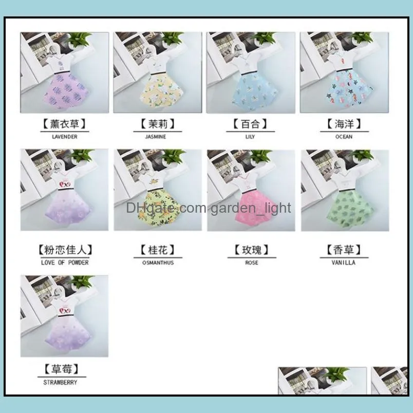 hangable car refreshing scent bag ocean wardrobe sachet air  9 kinds smell natural incense lily drawer cute skirt